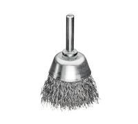 Lessmann 0.3 Steel Wire Cup Brush 70mm 6mm Shank