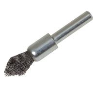 Lessmann 451.162 Pointed End Brush With Shank 12/60 X 20mm, 0.30 Steel Wire Les451162