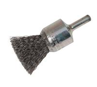 Lessmann 453.161 End Brush With Shank 23/22 X 25mm, 0.30 Steel Wire Les453161