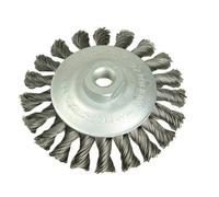 Lessmann 472.157 Conical Knot Brush 115mm M14 Bore, 0.35 Steel Wire Les472157