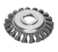 Lessmann X-Lock Knot Bevel Brush 115mm Non Spark