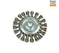 Lessmann 472.811 Knot Wheel Brush 115 X 14Mm 22.2Mm Bore, 0.50 Stainless Stee...