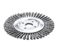 Lessmann Pipeline Brush 40 Knots 125 x 22.2mm Bore Steel Wire LES47320140