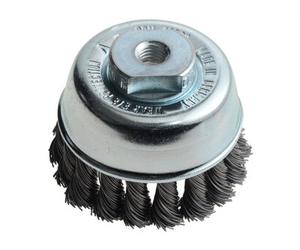 Lessmann 482.214 Knot Cup Brush 65mm M10X2.0, 0.50 Steel Wire Les482214