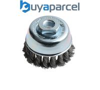 Lessmann 482.217 Knot Cup Brush 65mm M14x2.0, 0.50 Steel Wire LES482217