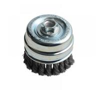 Lessmann Knot Cup Brush 80mm M14x2, 0.50 Steel Wire* LES484217