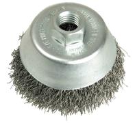 Lessmann Crimped Steel Wire Cup Brush