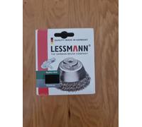 Lessmann Cup Brush 75Mm M14 X 0.35 Steel Wire LES423167