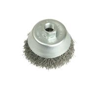 Lessmann Cup Brush 80mm M14, 0.35 Steel Wire