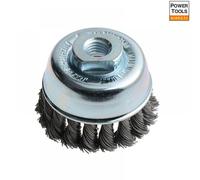 Lessmann Knot Cup Brush 65mm M14x2.0, 0.50 Steel Wire