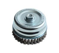 Lessmann Knot Cup Brush Multi Colour (125 X M14 X 0.5 Wire)