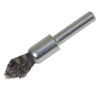 Lessmann Pointed End Brush with Shank 12/60 x 20mm, 0.30 Steel Wire LES451162