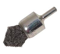 Lessmann Precision End Wire Brush Pointed End 23mm 6mm Shank