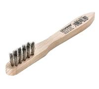 Lessmann Spark Plug Brush 3 Row Stainless Steel Wire LES125241