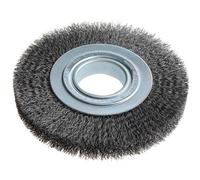 Lessmann Steel Wire Wheel Brush Set 178mm For Surface Finishing And Cleaning
