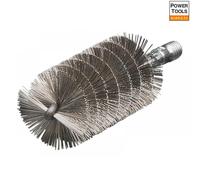 Lessmann Threaded Tube Brush 30mm Stainless Steel Wire