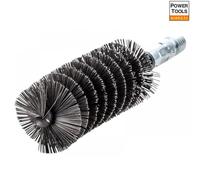 Lessmann Threaded Tube Brush 30mm Steel Wire
