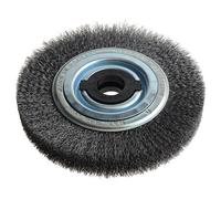 Lessmann 366.162 Wheel Brush D200Mm X W35-40 X 80 Bore Set 4 +1 Steel Wire 0.30