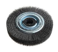 Lessmann 366.163 Wheel Brush D200mm x W40-45 x 80 Bore Set 4 +1 Steel Wire 0.30