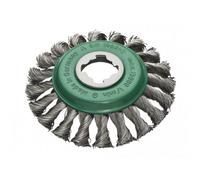 Lessmann X-Lock Non-Spark Bevel Brushes Multi Colour (Stainless Steel Knot, 115mm)