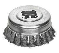Lessmann X Lock Non Sparking Knotted Wire Cup Brush
