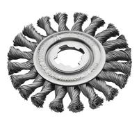 Lessmann 472.21X X-Lock Steel Knot Wheel Brush 115Mm Non Spark