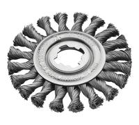 Lessmann X Lock Non Sparking Knotted Wire Wheel 125mm X-Lock