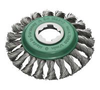 Lessmann X-Lock Knot Stainless Steel Bevel Brush 115mm Non Spark