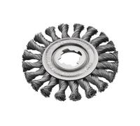 Lessmann X-Lock Steel Knot Wheel Brush 125mm Non Spark