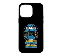 Lesson Plans Code Teacher Humor Case for iPhone 14 Pro Max
