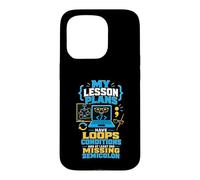 Lesson Plans Code Teacher Humor Case for iPhone 15 Pro