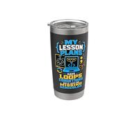 Lesson Plans Code Teacher Humor Stainless Steel Insulated Tumbler