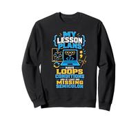 Lesson Plans Code Teacher Humor Sweatshirt