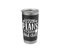 Lesson Plans Coffee and Chill Caffeine Stainless Steel Insulated Tumbler