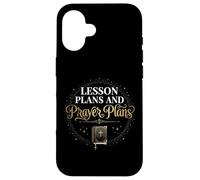 Lesson Plans Prayer Plans Christian Teacher Jesus Faith Case for iPhone 16
