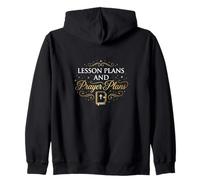 Lesson Plans Prayer Plans Christian Teacher Jesus Faith Zip Hoodie
