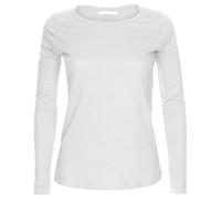 LessThanTenQuid Ladies Womens Plain Stretchy Long Sleeve Round Neck Top UK Sizes 8-24 (White, 18-20)