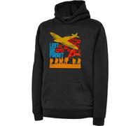 Lest We Forget Hoodie British Air Force Remembrance Day Soliders Poppy Flower UK Armed Forces Unisex Kids Adults Hood Top Black