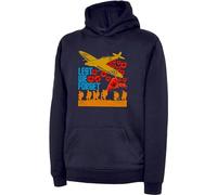 Lest We Forget Hoodie British Air Force Remembrance Day Soliders Poppy Flower UK Armed Forces Unisex Kids Adults Hood Top Navy