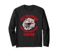 Lest We Forget How So Many Owed So Much To So Few Spitfire Long Sleeve T-Shirt