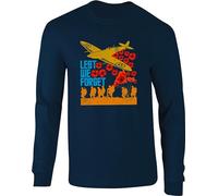 Lest We Forget Jumper British Air Force Remembrance Day Soliders Poppy Flower UK Armed Forces Unisex Kids Adults Sweatshirt Top Navy