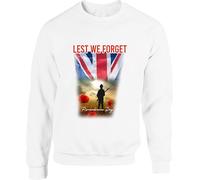 Lest We Forget Jumper, D-Day Sweatshirt, Poppy Flower jumper, 80th Anniversary jumper, Remembrance Day sweatshirt, Vintage D Day pullover, Veteran's Day jumper, Patriotism gift unisex jumper