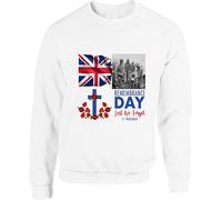 Lest We Forget Jumper, D-Day Sweatshirt, Poppy Flower jumper, 80th Anniversary jumper, Remembrance Day sweatshirt, Vintage D Day pullover, Veteran's Day jumper, Patriotism gift unisex jumper