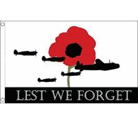 Lest we Forget (RAF) Flag 5ft x 3ft