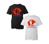 Lest We Forget Royal British Legion Novelty T-Shirt, Briish Armed Forces Day Great Britain Gift Unisex Kids Adults Top (Black, L)
