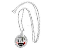 Lest We Forget Spitfire Poppy Military Silver Colour Necklace With Diamante Pendant And Gift Box