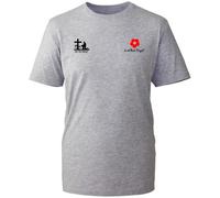 Lest We Forget T-Shirt, Armistice Day Flower Art UK Memorial Day Tribute Slogan November Tee