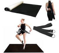 LeStage Dance Floor - Portable Dance Floor Mat with Bonus Stretch Strap - Controlled Slip Surface to Practice & Improve Dance Ballet Performance at Home, Studio, Stage - Kids & Adults (48" x 36.5")
