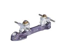 L'Estel Skates - STD Skates & Wheels - STD Skates Carbon/Alutex Skate Bases - Titanium 7/8 mm Axles - Roller Skating (16/Violet)
