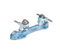 L'Estel Skates - STD Skates & Wheels - STD Skates Carbon/Alutex Skate Bases - Titanium 7/8 mm Axles - Roller Skating (16/Blue)